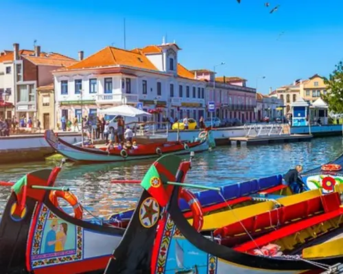 Aveiro & Costa Nova Half Day Tour from Porto with Moliceiro River Cruise